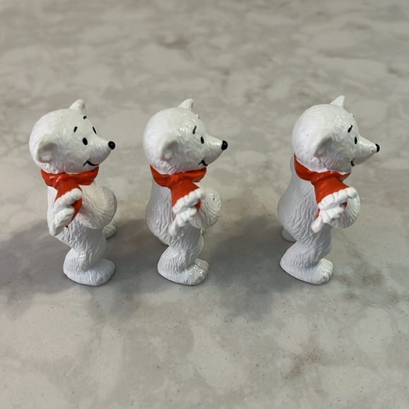 Vintage Ida Bohatta set of three polar bear figures hand painted West Germany - Picture 4 of 7